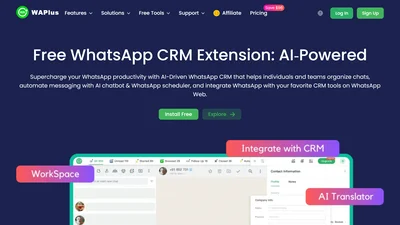 WAPlus - AI WhatsApp CRM