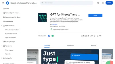 GPT for Sheets™ and Docs™