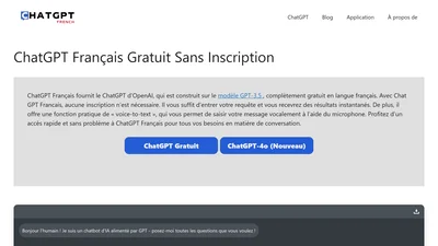 ChatGPT Français