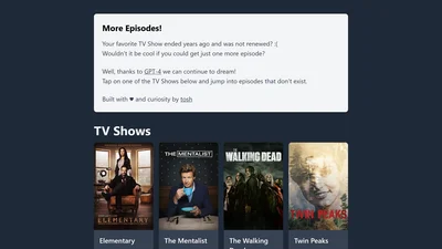 More Episodes!