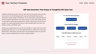 Your Perfect Presents